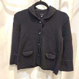 Vintage Madison Charcoal Knit Cardigan